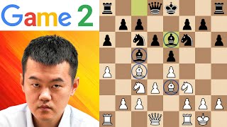 Game 2: Ding Liren vs Gukesh D | World Chess Championship 2024