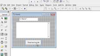 How to read data of Notepad in VB6.0