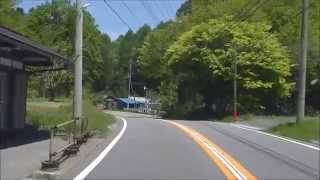 [車載動画]道の駅湯西川～R121号(会津西街道)～道の駅たじま ・5月14日,2015年