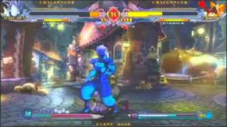 Blazblue CS  qualif Tougeki 2010 Miracle Fujieda part 1