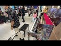 【ストリートピアノ】ヤマハのlovepianoで演歌を弾いてみた 『津軽海峡冬景色～天城越え』ヤマハ名古屋店 love piano 2号機