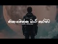 හිනාවෙන්න බැරි තරමට | Slowed + Reverb Sinhala Song | Hinawenna Bari Tharamata (හිනාවෙන්න බැරි) Music