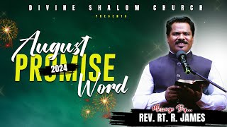 August Promise word 2024