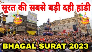 Surat Govinda Utsav 2023 | Dahi Handi Surat | Janmashtami 2023 | Bhagal Dahi Handi 2023