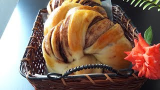 Braided Nutella Bread : ขนมปังนูเทลล่า ไร้สารเสริม