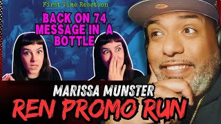 RATED R !!!!!!!RPR | MARISSA MUNSTER reacts to REN - BACK ON 74 /MESSAGE IN THE BOTTLE | REACTION!!!