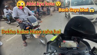 Bach Gaya uncle Abhi nahi bhut bura hota 😱 #legend rider