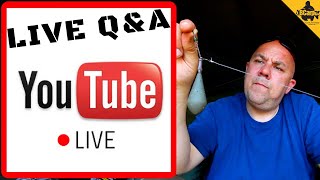 🔴  CARP FISHING TIPS AND TECHNIQUES LIVE Q&A TO HELP YOU CATCH MORE FISH 😀