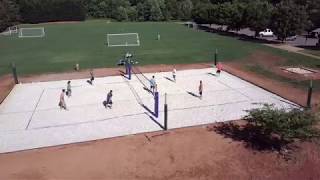 Beach Volleyball Court Construction