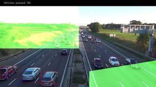 OpenCV traffic counting algorithm example