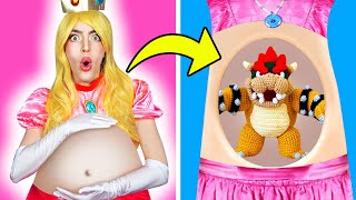 Princess Peach PREGNANT with BOWSER'S BABY!? (SUPER MARIO BROS MOVIE in REAL LIFE)