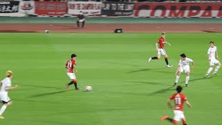 2021年6月9日 天皇杯2回戦 浦和レッズvsカターレ富山  大久保の中央突破