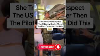 Entitled brat disrespects army vet on a plane