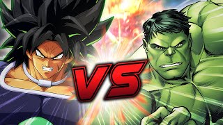 Broly VS Hulk: WHO WINS? - 3D Animated Dragon Ball VS Marvel DEATH BATTLE!