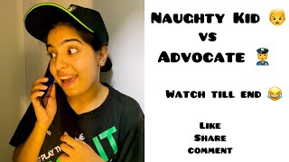 Naughty Kid 😂 vs Advocate 👮‍♀️ ~ Top Viral Whatsapp Status ~ Dushyant Kukreja #shorts #ytshorts