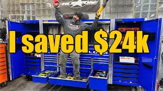 I saved over $20,000 buying Harbor Freight vs Snap-On Tool Box- Review on Icon 73 in