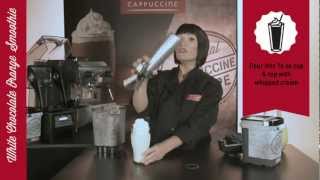 Making Frappes with Cappuccine Frappe Mixes - Basic Recipe \u0026 Customizing