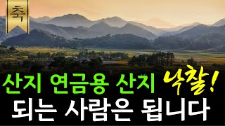 산지 연금용 산지 낙찰!! 되는 사람은 됩니다 - 우리 같이 잘됩시다 [산지연금] [법원경매] [소액경매] [부동산경매] [경매교육] [부동산투자] 1093회