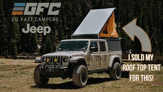 Go Fast Camper V2 on a Jeep Gladiator - So Much Room For Activities!