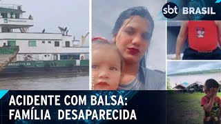 Buscas por família desaparecida após acidente com balsa continuam | SBT Brasil (18/01/25)