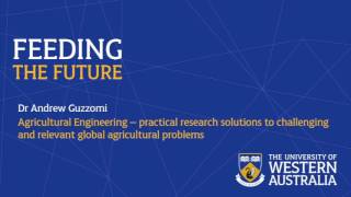 Agricultural engineering – practical research solutions to challenging global agricultural problems