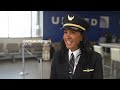 united — captain theresa claiborne’s retirement flight