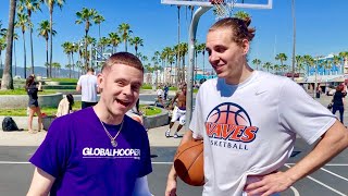 The Professor Coached Me vs Trash Talking Hoopers At Venice Beach and THIS Happened!