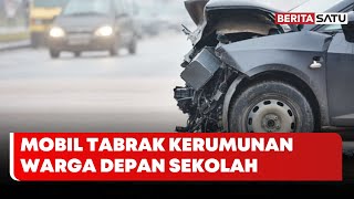 Mobil Tabrak Kerumunan Warga Depan Sekolah Dasar di Cilacap, 2 Tewas | Beritasatu