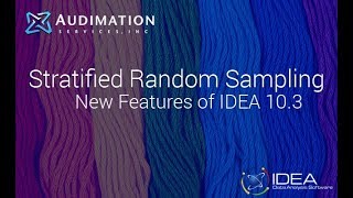 IDEA 10.3 Stratified Random Sample