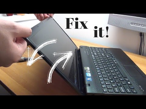 How to adjust (tighten or loosen up) the hinges on a laptop How to adjust (tighten or loosen up) the hinges on a laptop