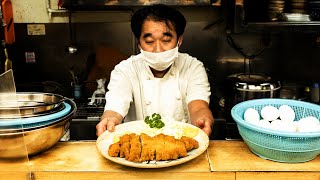 創業104年！浅草の老舗【河金】に元祖かつカレーと100匁のロースかつ定食を食べに行く。