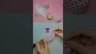 "Paper Chic | Crafting an Enchanting Paper Doll Dress 👗" #Shorts #Youtube shorts  #Viral #Trending