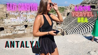 TAZI CANYON \u0026 SİDE TOUR with ALEXANDRA BELOBRATOVA #explore #trip