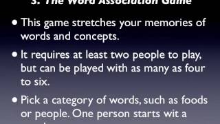 3 Easy Memory Games for Seniors 2015