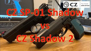 รีวิวเปรียบเทียบปืน CZ SP-01 Shadow VS CZ Shadow 2