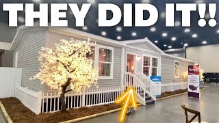 Clayton Homes def DELIVERED on this NEW 2023 mobile home model! Prefab House Tour