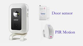 Kerui official M7 door bell using guide