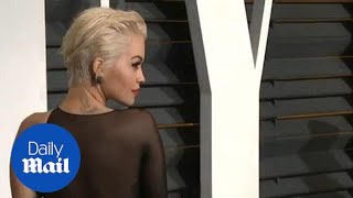 Vanity Fair Oscar party: Rita Ora wears VERY risque dress - Daily Mail