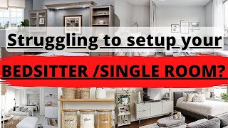 EASY TIPS TO HELP YOU SET UP YOUR SINGLE ROOM/BEDSITTER.