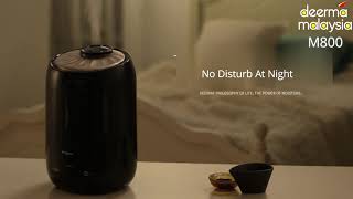 Deerma M800 Digital LED Display Air Humidifier Black Pearl 5L (M'sia 3 Pin Plug Wire) Eng Subtitle