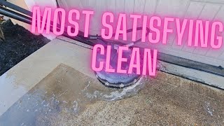 Pressure Washing a Dirty Driveway: The Most Satisfying Transformation!