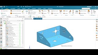 Siemens NX 1973 New Exercise - Sheet Metal Design