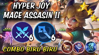 HYPER JOY 6 MAGE 6 ASSASIN !! DAMAGE AUTO SAKIT BANGET COY !! COMBO MAGIC CHESS UPDATE TERBARU 2024