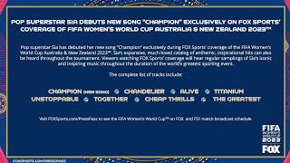 Sia - Champions (Snippet of the new song) [From Women's World Cup 2023 coverage] ✨