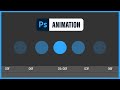 How to create GIFs and MP4 video animations in Photoshop (1 min tutorial)