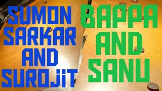 #All Bengal double #carrom turnament 32 Team Dhaniakhali   #Sumon sarkar & Surojit VS Bappa & Sanu