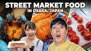 I Tried Fish Market Food in Japan | Osaka, Japan