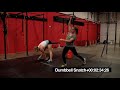 crossfit wod 121211 extended workout footage