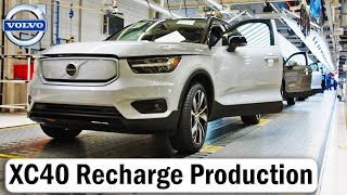 2021 Volvo XC40 Recharge P8 Production in Ghent //VOLVO Factory