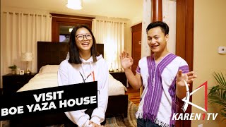 Karen1TV- Meera Visit Actor Boe Yaza House(FIRST TIME EVER)